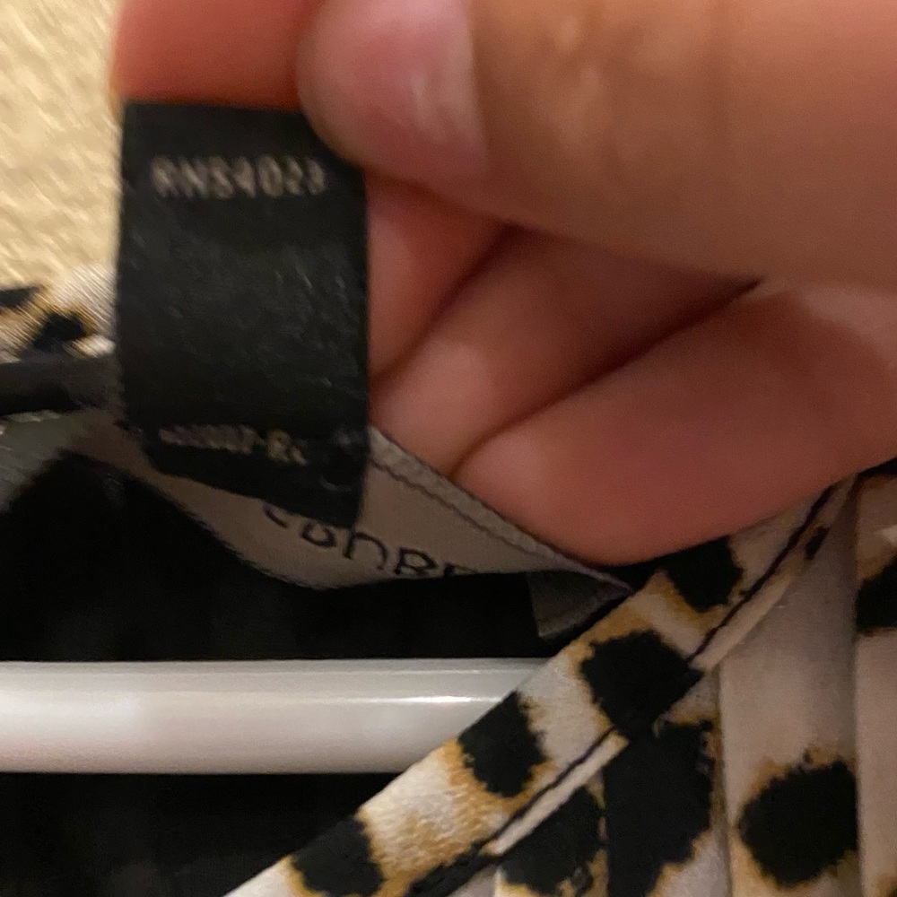 Banana Republic Animal Print Pleated dress